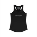 "I can't. I have an apéritif" tank top