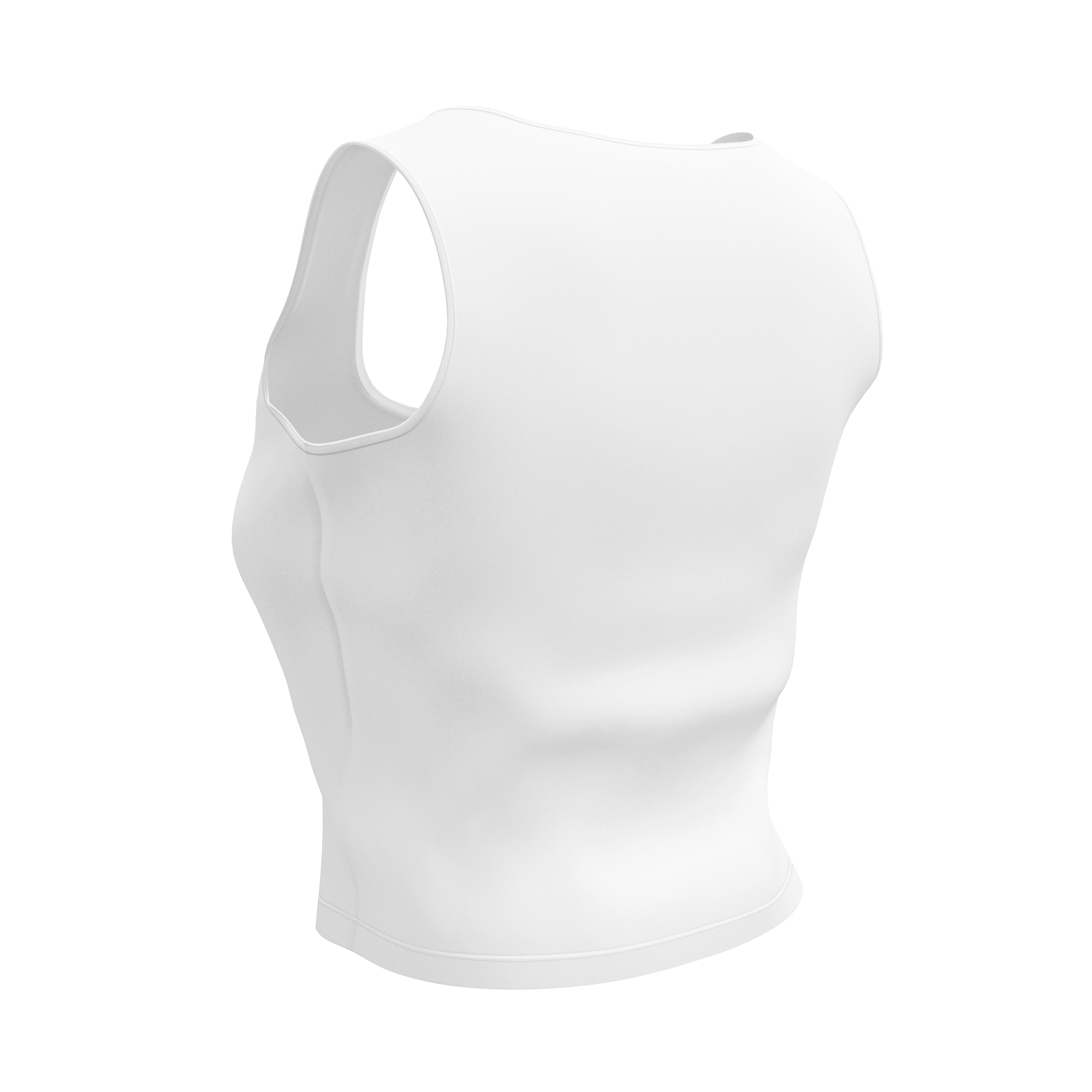 "merci, but non." crop top - white