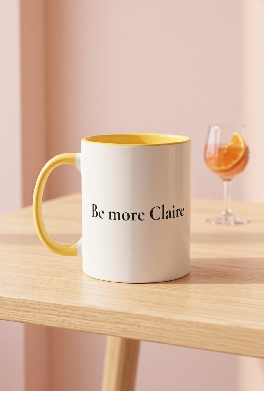 "Be more Claire" mug