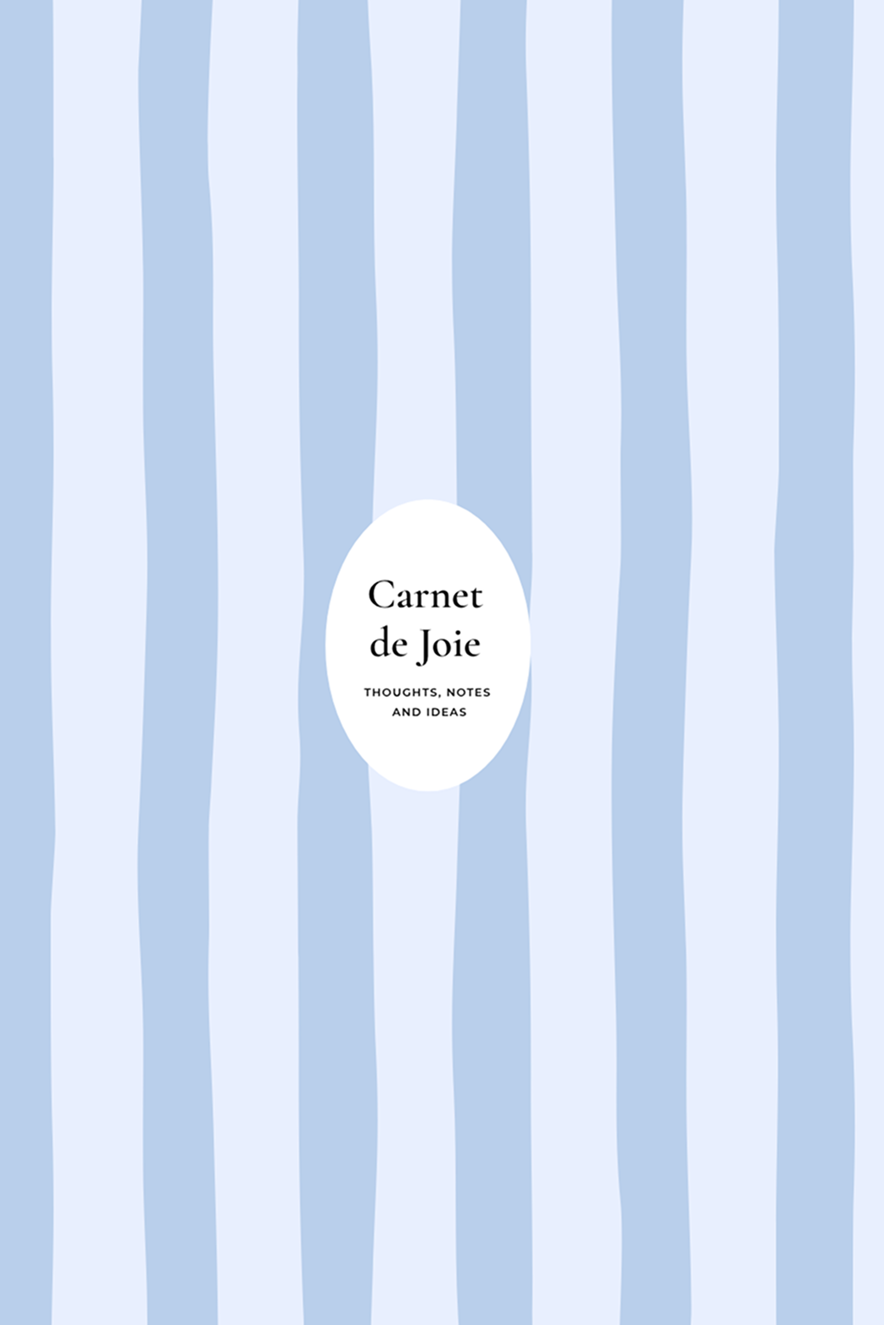 Carnet de Joie - Blue, Lined Notebook