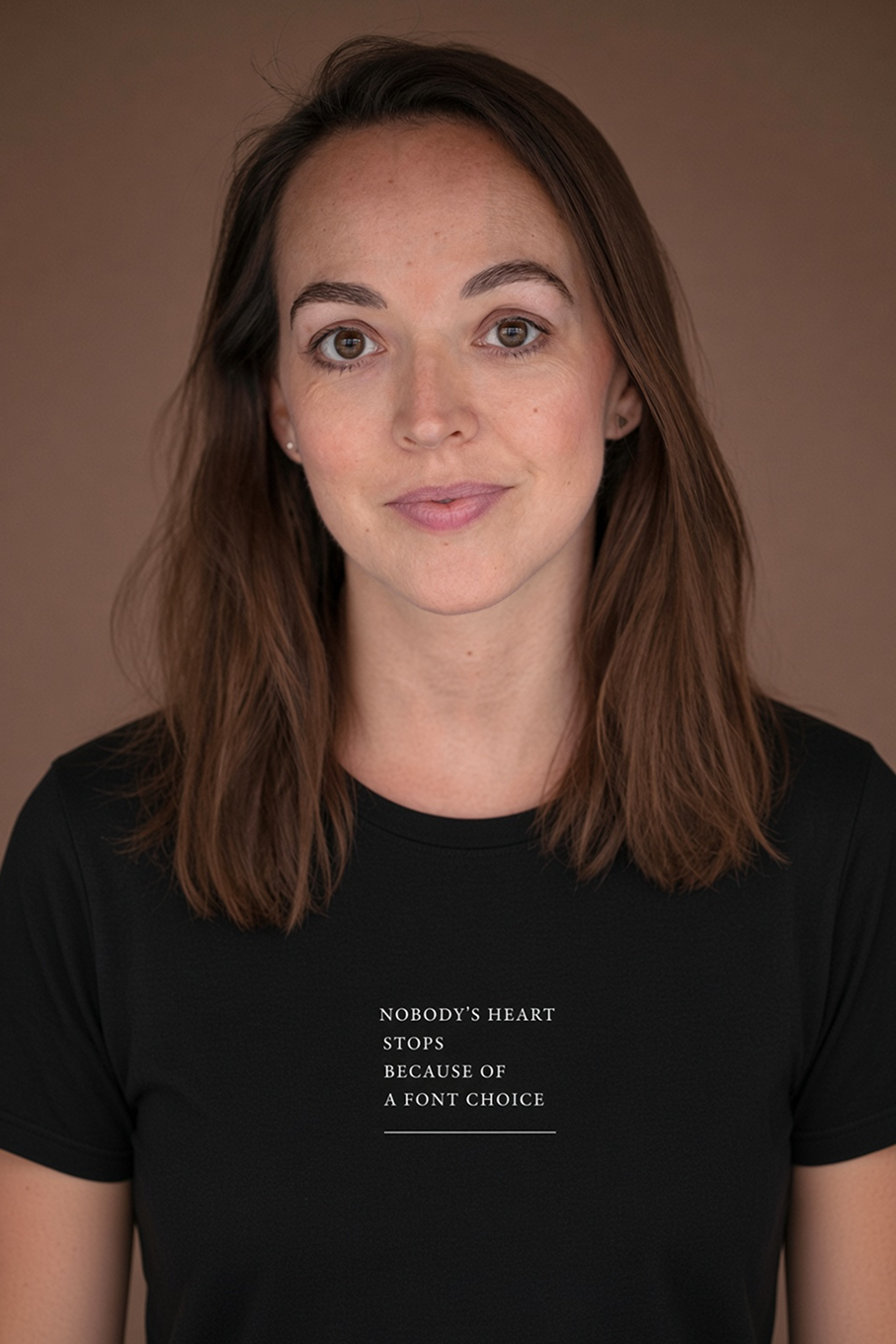 "Nobody's heart stops." unisex t-shirt