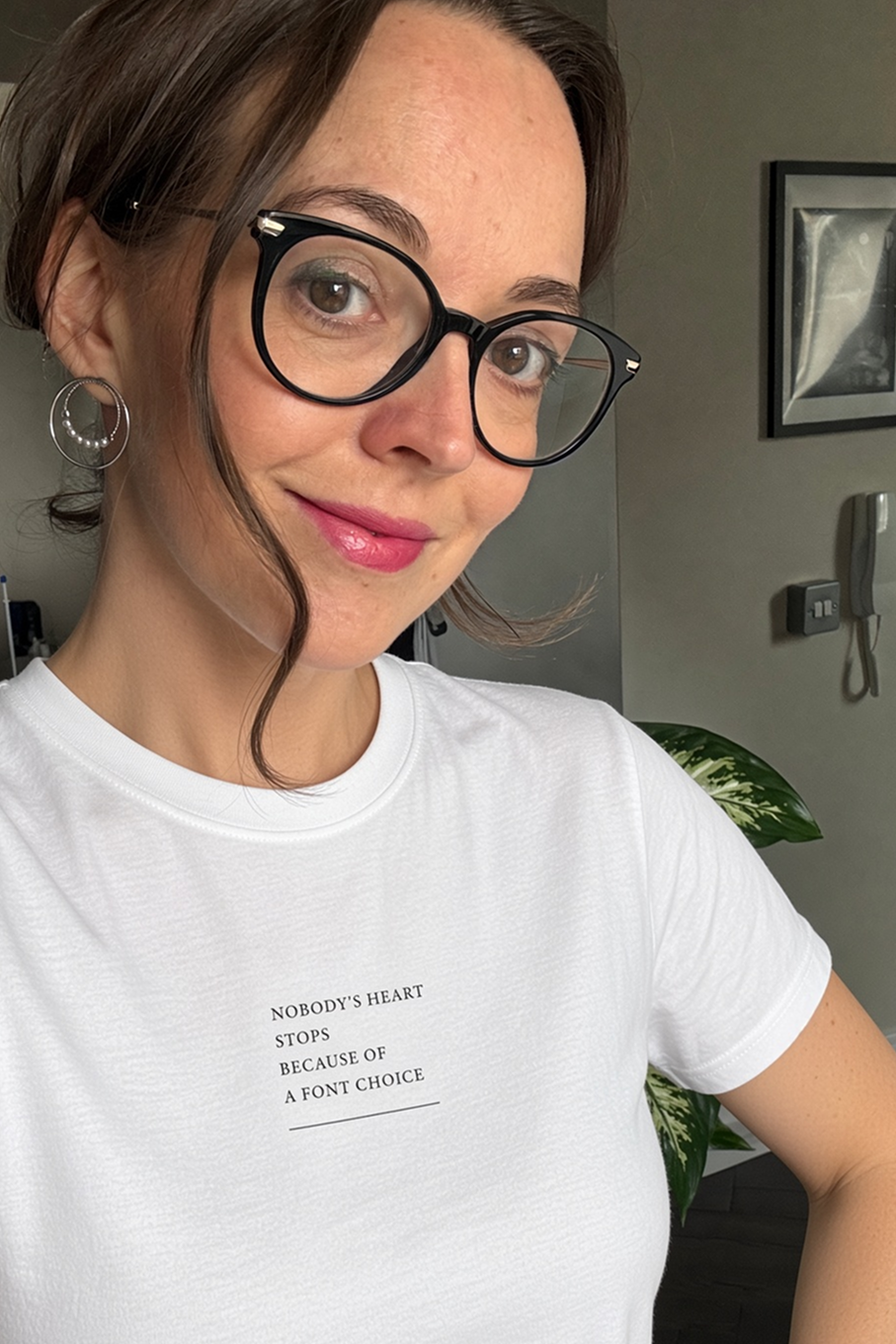 "Nobody's heart stops." unisex t-shirt - white