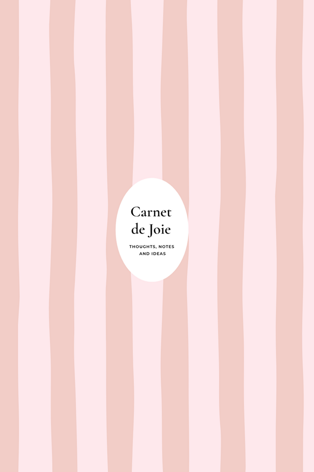 Carnet de Joie - Pink, Lined Notebook