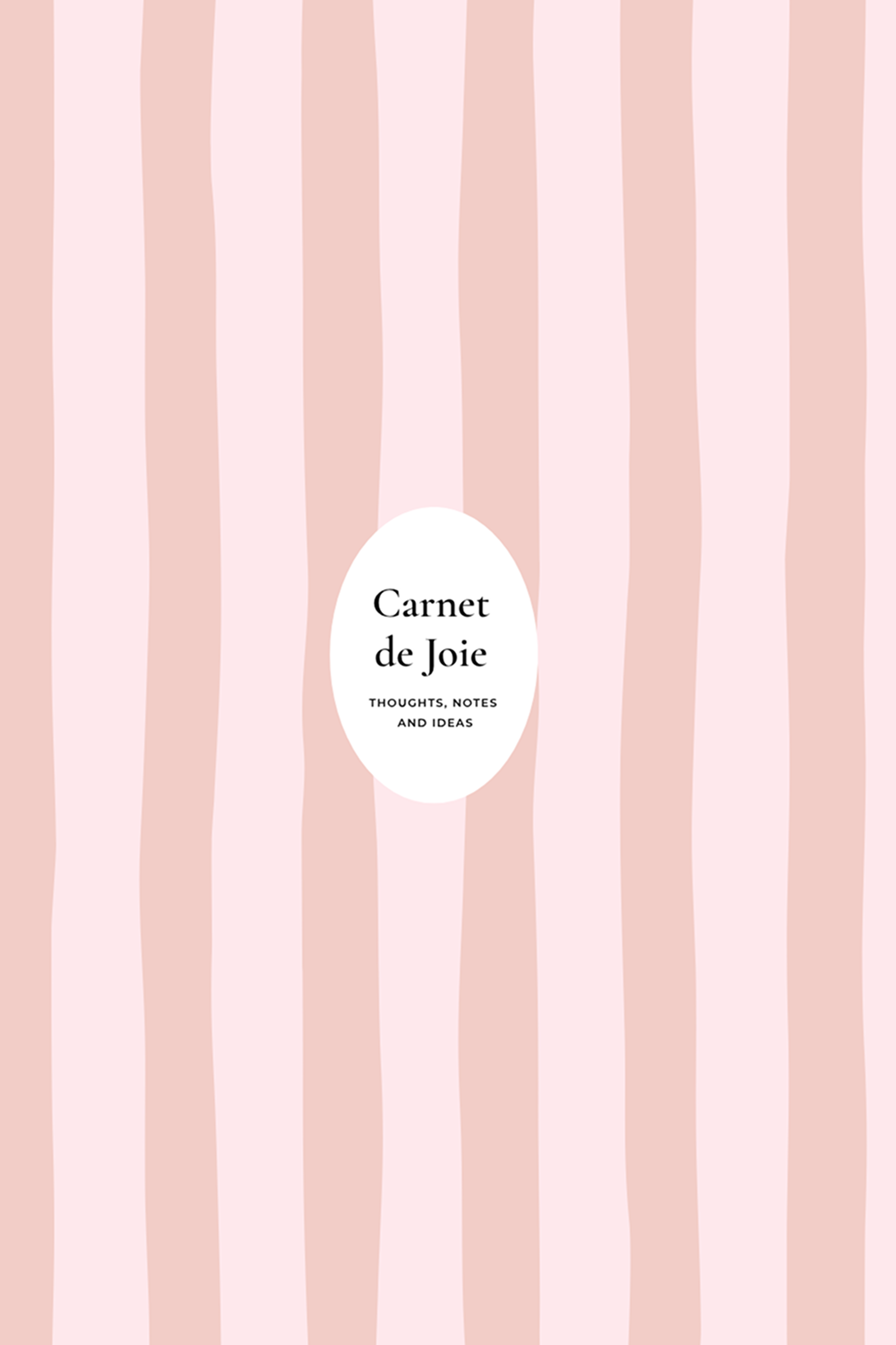 Carnet de Joie - Pink, Lined Notebook