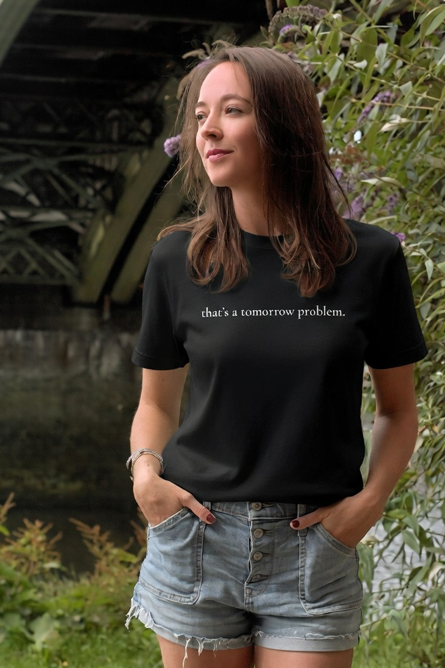 "that's a tomorrow problem" unisex t-shirt
