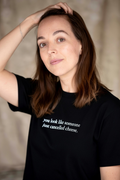 "you look like someone just cancelled cheese" unisex t-shirt
